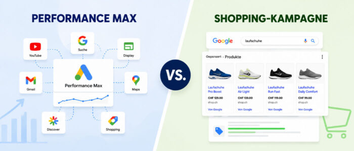 Performance Max vs. Shopping-Kampagne